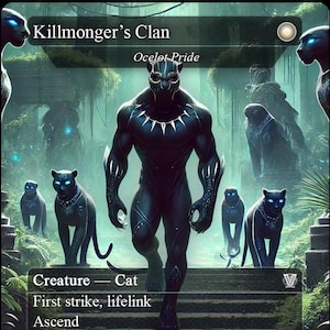 Ocelot Pride, Killmonger's Klan, Commander, Proxy Card, Marvel, Proxy personnalisé