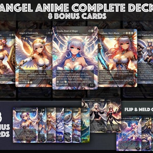 Angel Anime Complete Deck, Proxy Giada Anime Angel Complete Deck, 8 Bonus cards-Giada Angel Tribal Proxy Deck