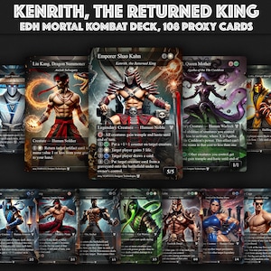 Kenrith the Returned King, MK-stijl EDH-deck, Commander-themadeck, 108 proxy's, premium proxy's