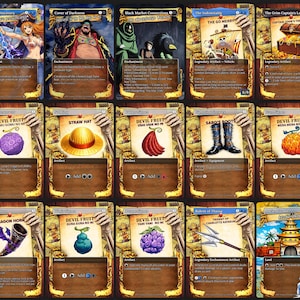 Deck proxy de piratas de anime para MTG, inspirado em One Piece para EDH, Almirante Brass! imagem 8