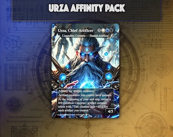 Urza, Artífice Jefe, MTG Proxy Super Pack, Afinidad EDH, 51 cartas