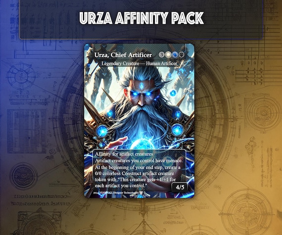 Urza Chief Artificer MTG Proxy Super Pack, EDH Affinity, 51 Cards - Etsy