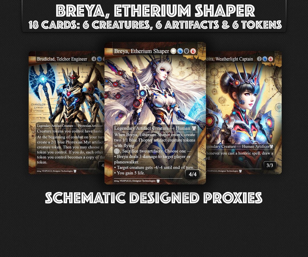 Premium Breya Etherium Shaper Starter Kit, 18 Custom Designed Cards ...