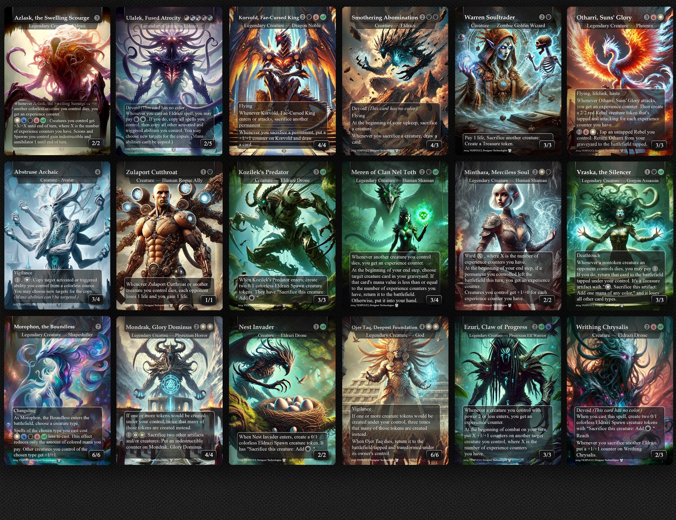 Azlask Commander Azlask Eldrazi MTG Commander Deck, Tokens + Bonus Cards - Etsy