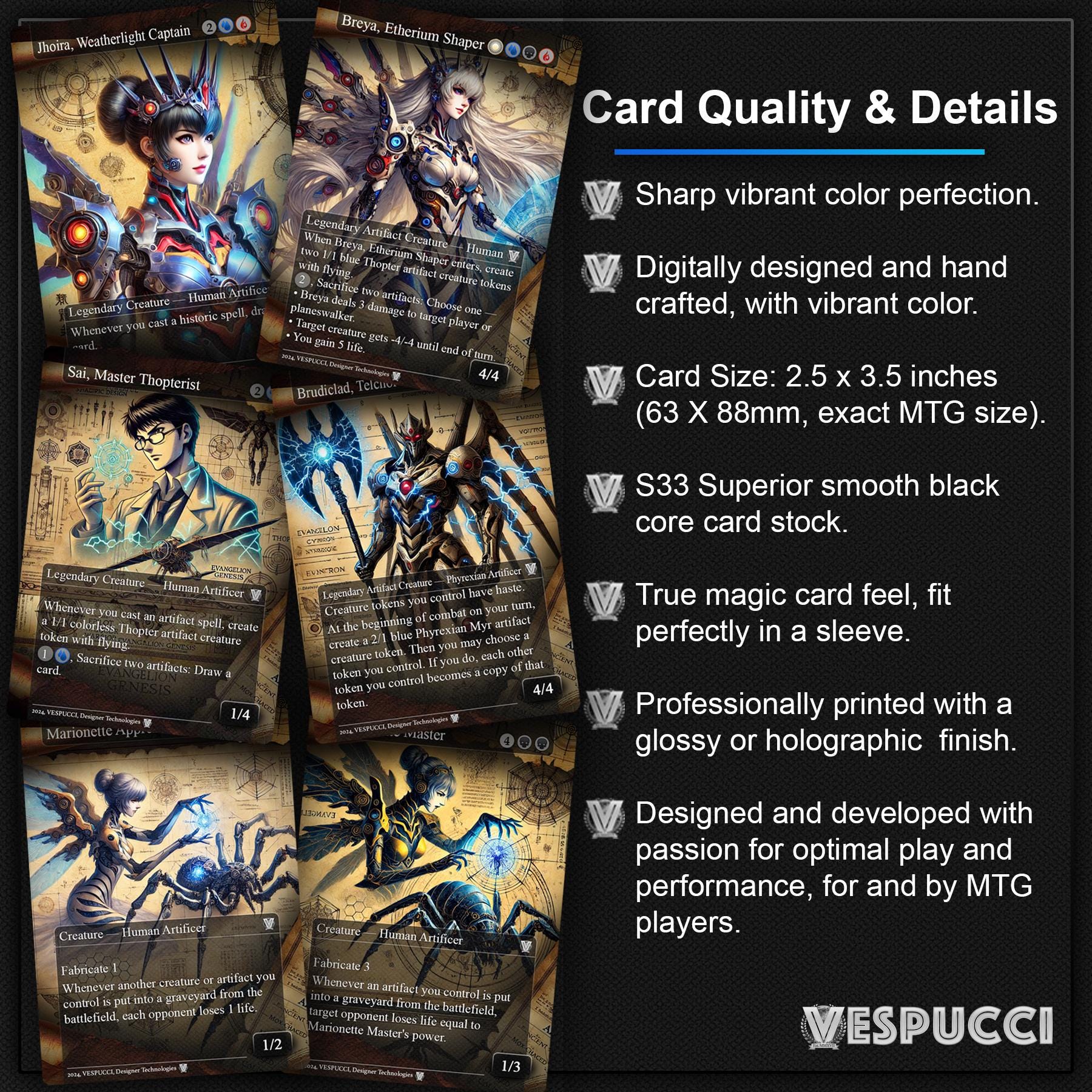 Akiri & Silas MTG Commander Deck | Schematic EDH, 126 Proxy Cards - Etsy