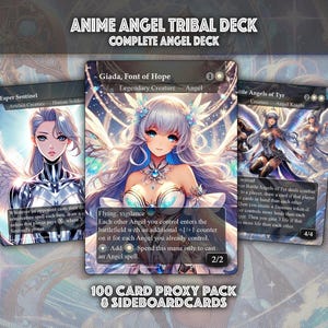 Giada Anime Angel Tribal Proxy Deck, 108 Cards