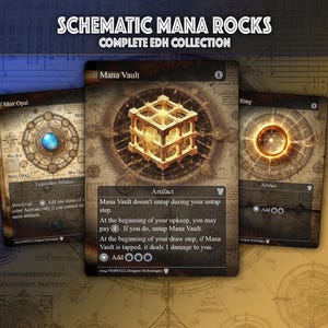 Schematic Mana Rocks, EDH Proxy Cards, Infinite Mana Combo