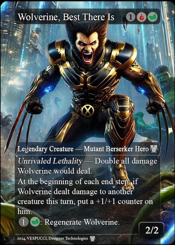 best cards for wolverine mtg Magic the Gathering Secret Lair x Marvel's Wolverine - Non-Foil Edition :  Toys & Games