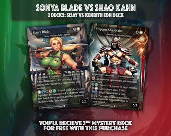 Mortal Kombat VS Affinity MTG Proxy Duel Decks - Etsy