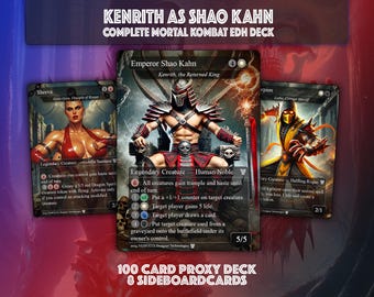 Kenrith, Deck EDH no estilo MK, 108 proxies premium