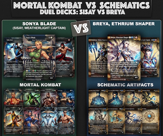 mtg commanders that draw cards UP Playmat MTG Brothers War Schematic V1