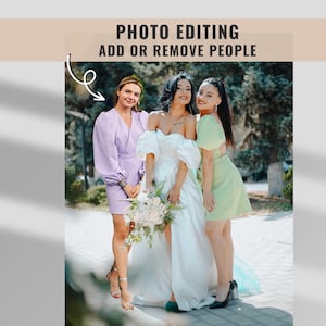 Add or Remove Person to Photo | Photo Editing | Photo gift | Family Portrait | Wedding Photo | Photo Manipulation | Add Loved Ones