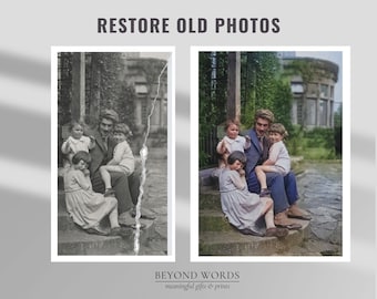 Photo Restoration | Enhancement & Colorization | Restore Old Photos | Photo Repair | Improve Photo Quality | Fix Damage Photo | Old Photo