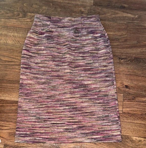Missoni, Missoni Striped Wool Blend Midi Skirt