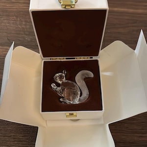 Swarovski Crystal Squirrel Figurine