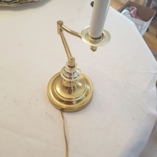 Brass Swing Arm Desk Lamp