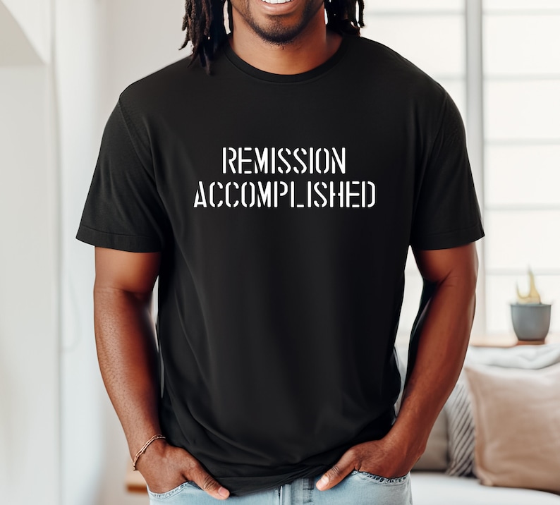 Remission Accomplished T-Shirt: Cancer Survivor Gift image 1