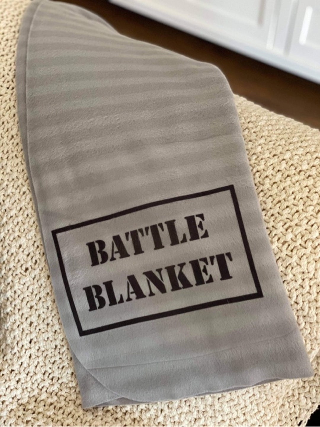 Battle Blanket, Chemotherapy Blanket, Cancer Patient Gift, Cancer Gift