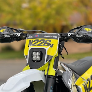 Husqvarna Headlight Bracket for Baja Designs Squadron
