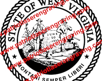 West Virginia State Seal - Vector