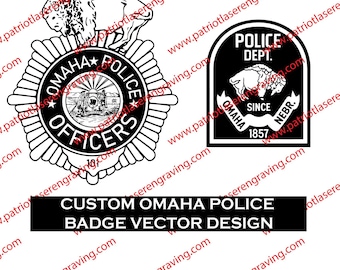 Omaha Police Department Badge SVG/JPG - Etsy