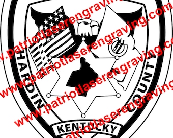 Hardin County KY Sheriffs Office Patch - Vector