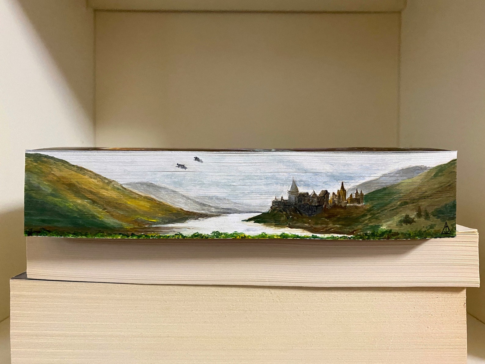 Foreedge Painting Harry Potter and the Deathly Hallows Etsy