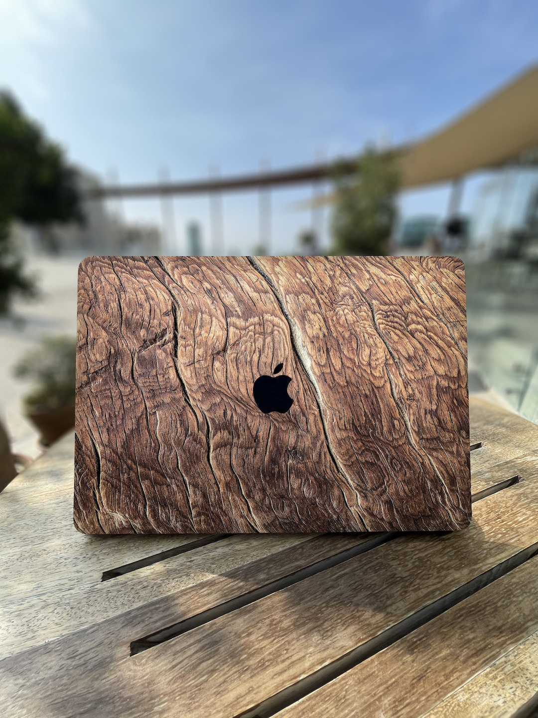 Wood Grain MacBook Case – Realistic Wooden Texture Hard Shell Cover ...