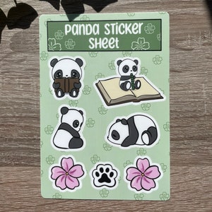 Panda Sticker Sheet
