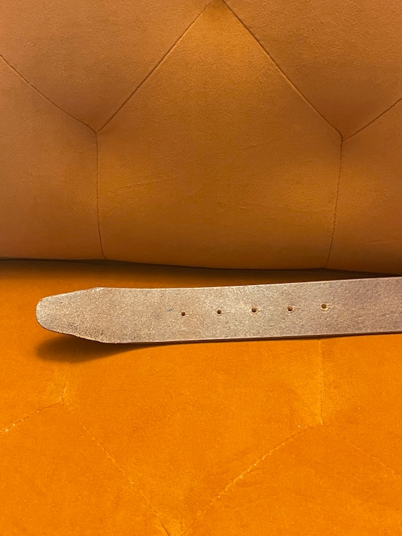 Guess Vintage Genuine Leather Belt, Brown Leather… - image 4