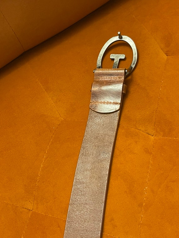 Guess Vintage Genuine Leather Belt, Brown Leather… - image 7