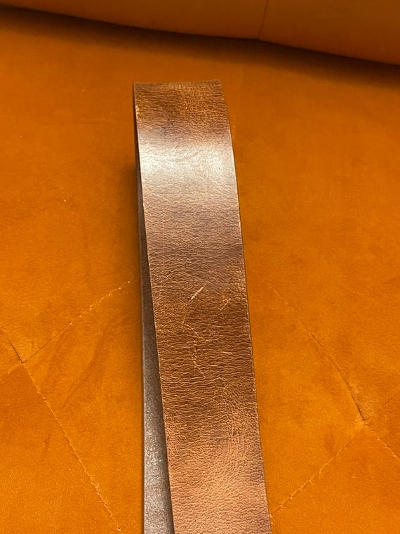 Guess Vintage Genuine Leather Belt, Brown Leather… - image 10