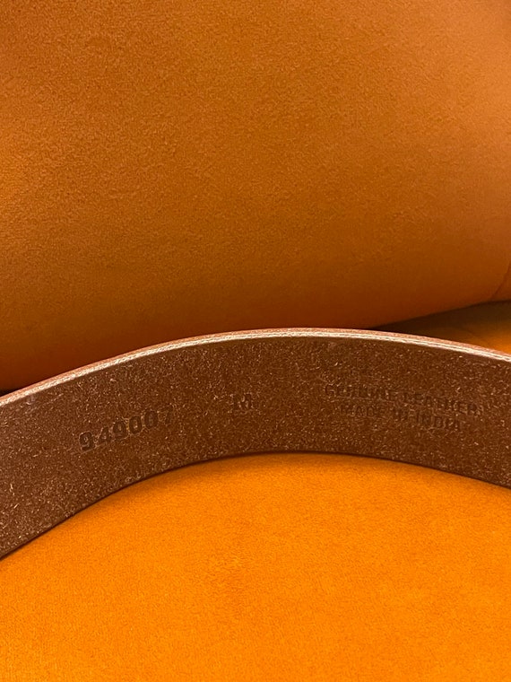 Guess Vintage Genuine Leather Belt, Brown Leather… - image 6
