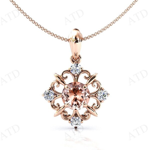 Rosé Luxe Statement Necklace main image 1