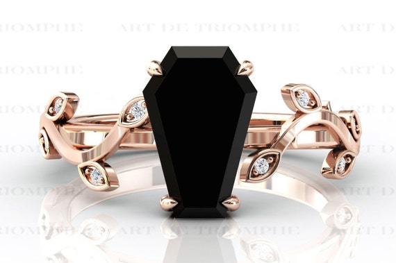 Coffin ring etsy deals