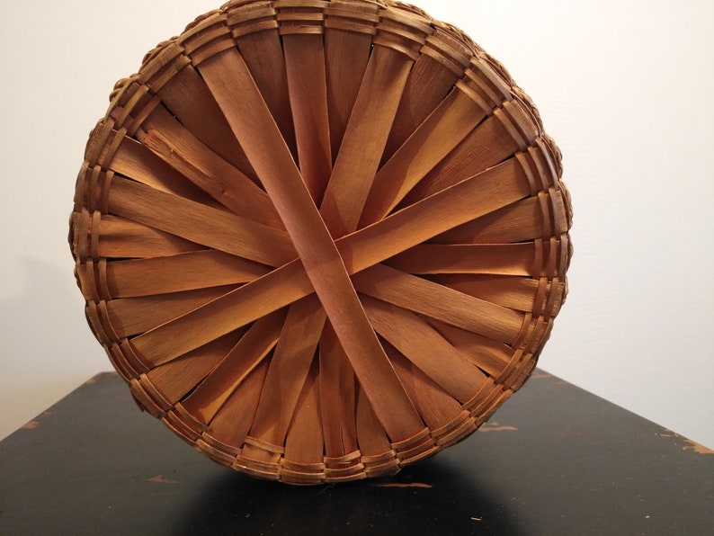 Vintage Native American Abenaki Basket Etsy