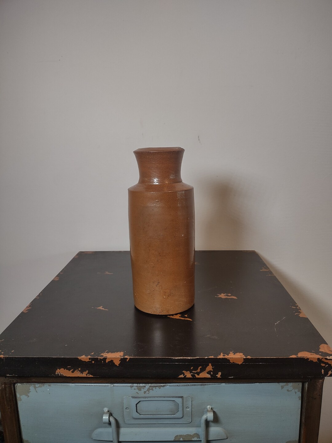 Antique Stoneware Ink Bottle Etsy