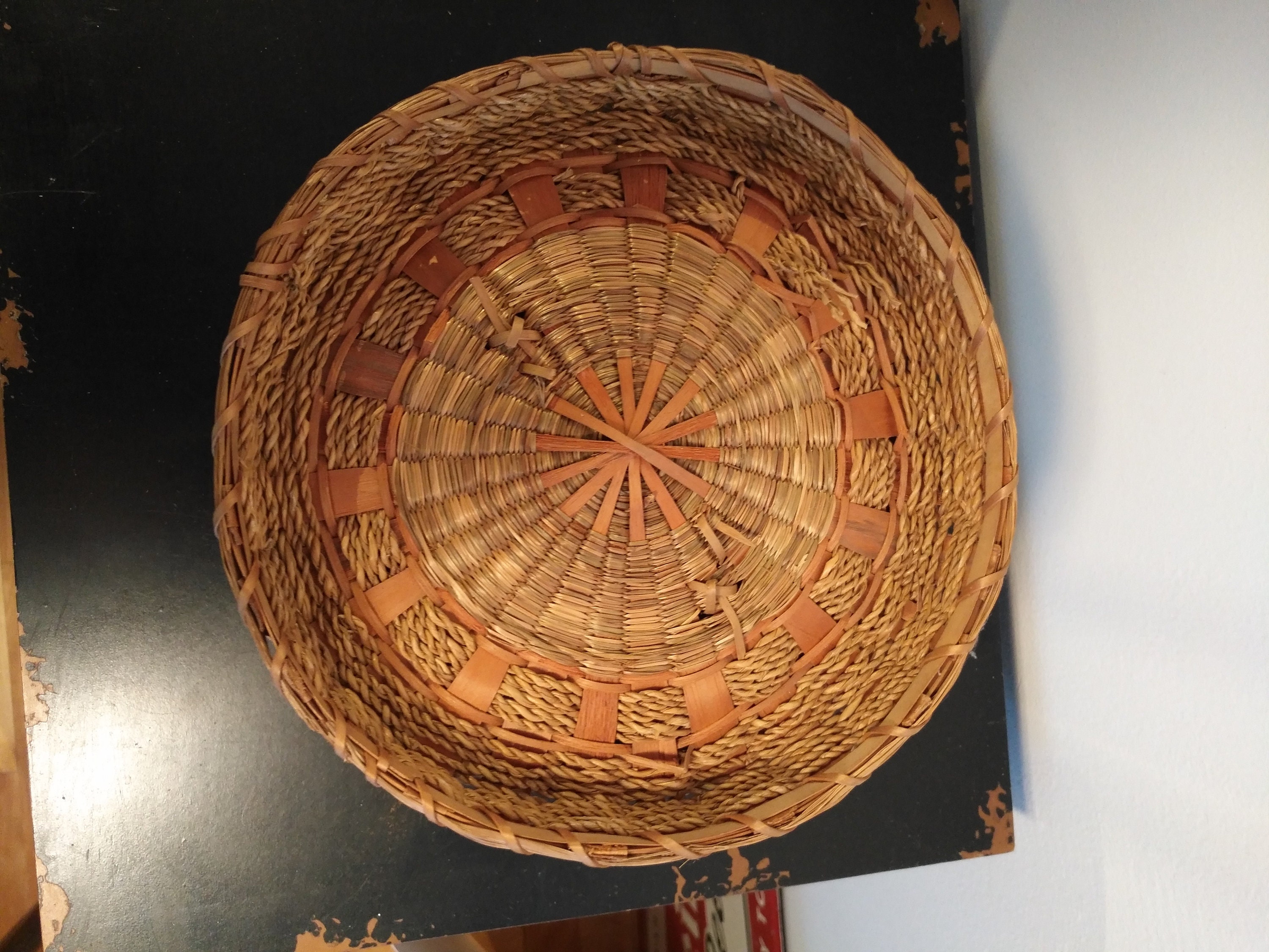 Vintage Native American Abenaki Basket Etsy