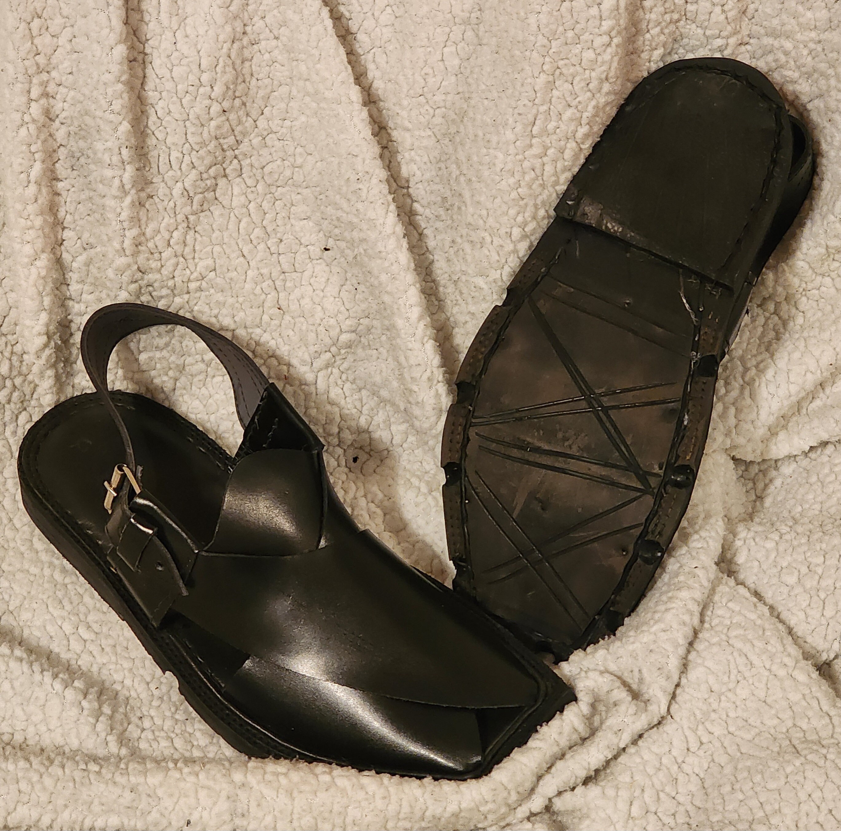 peshawari leather chappal
