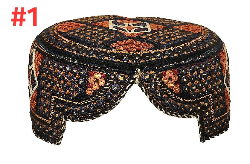 Traditional Embroided Sindhi/balochi/qandahari/pashtoon Cap for