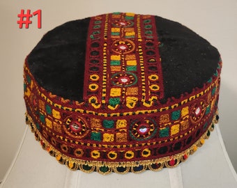 Embroidered Women's Cap, Traditional Design (22 inch)