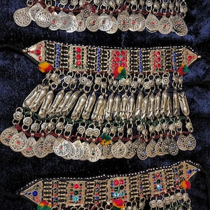 Traditional Vintage Kuchi Afghani necklace (Fish design) Free shipping throughout U.S