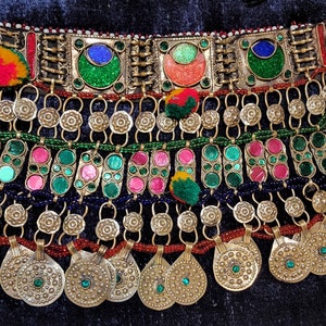 Traditional Vintage Afghani Kuchi necklace. Free shipping throughout U.S