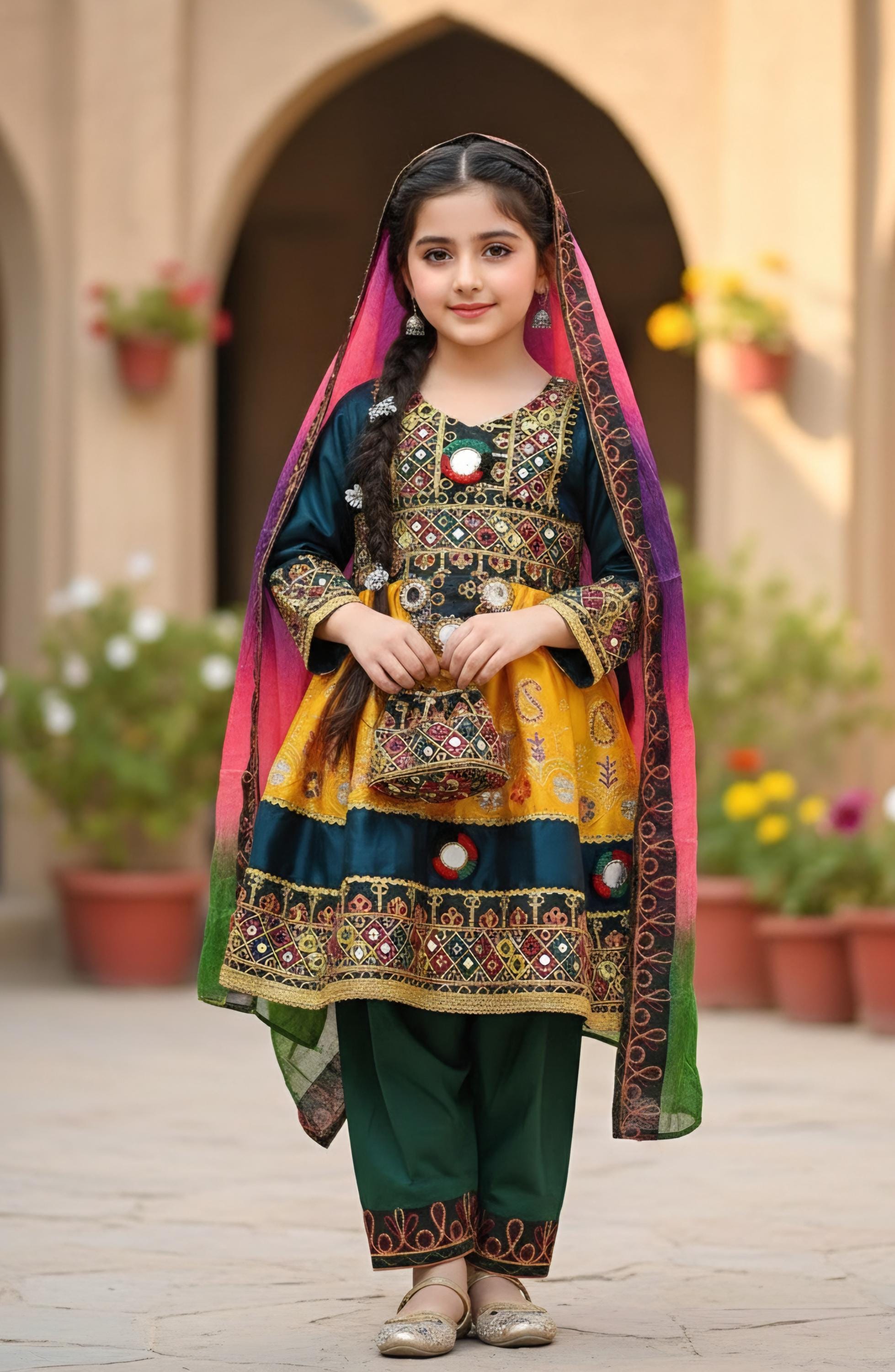 Traditional Pathan Dress - Etsy Traditional Pathan Dress - Etsy