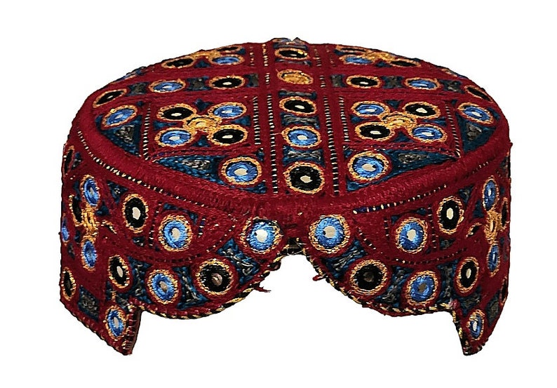 Embroidered Sindhi Cap for Men, Traditional Balochi Style (22 Inch) - Etsy