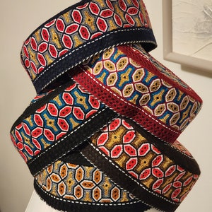 Traditional embroided cap for men.