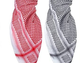 Arabian scarf self embossed for men and women. Size 42&quot;X44&quot; inches.Free shipping all U.S