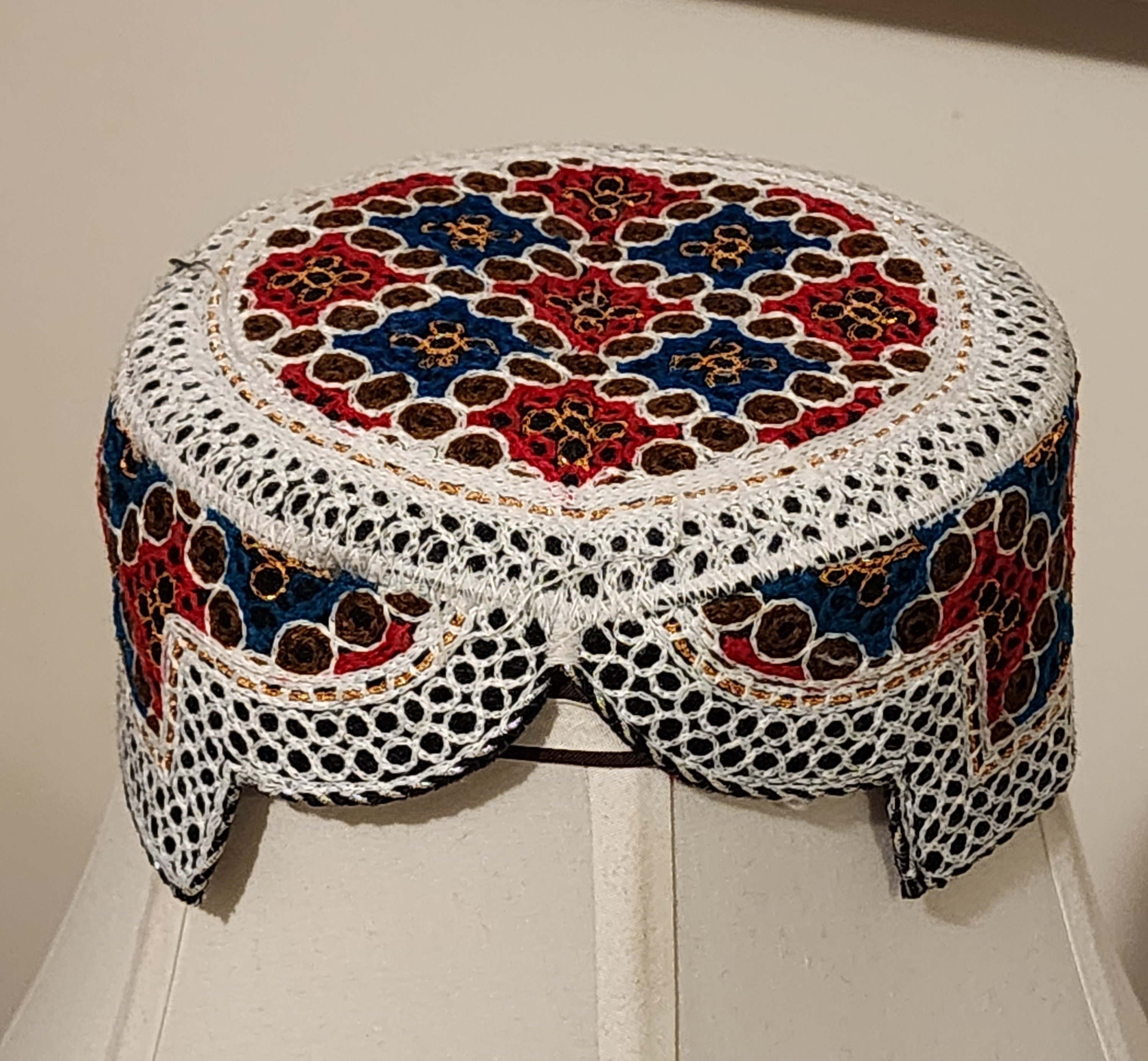 Embroidered Sindhi Balochi Cap for Boys, Traditional Design (18-19 Inch ...