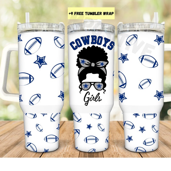 Dallas Cowboy’s 40 Oz Tumbler Wrap Etsy