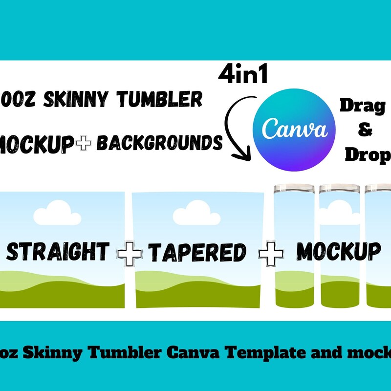 20 Oz Tumbler Template Etsy